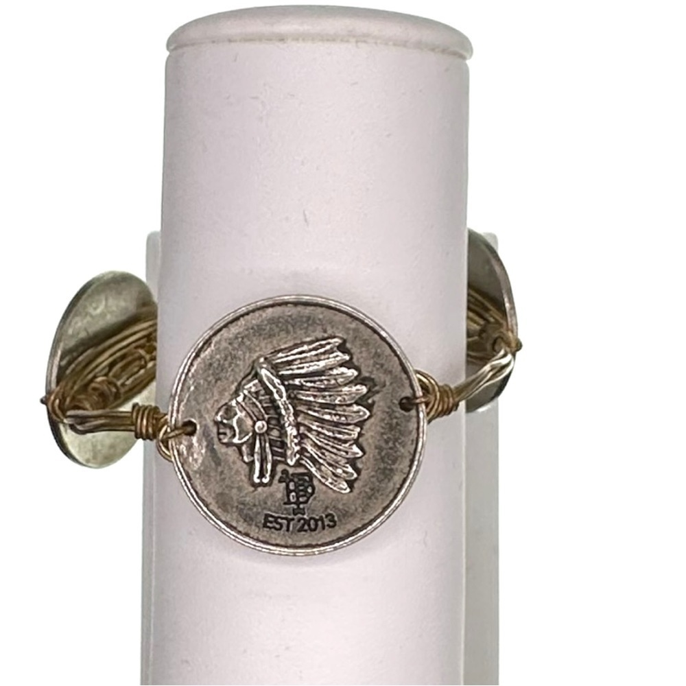 Bourbon & Boweties Native American Coin Bracelet